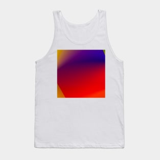 RED BLUE YELLOW GRADIENT TEXTURE Tank Top